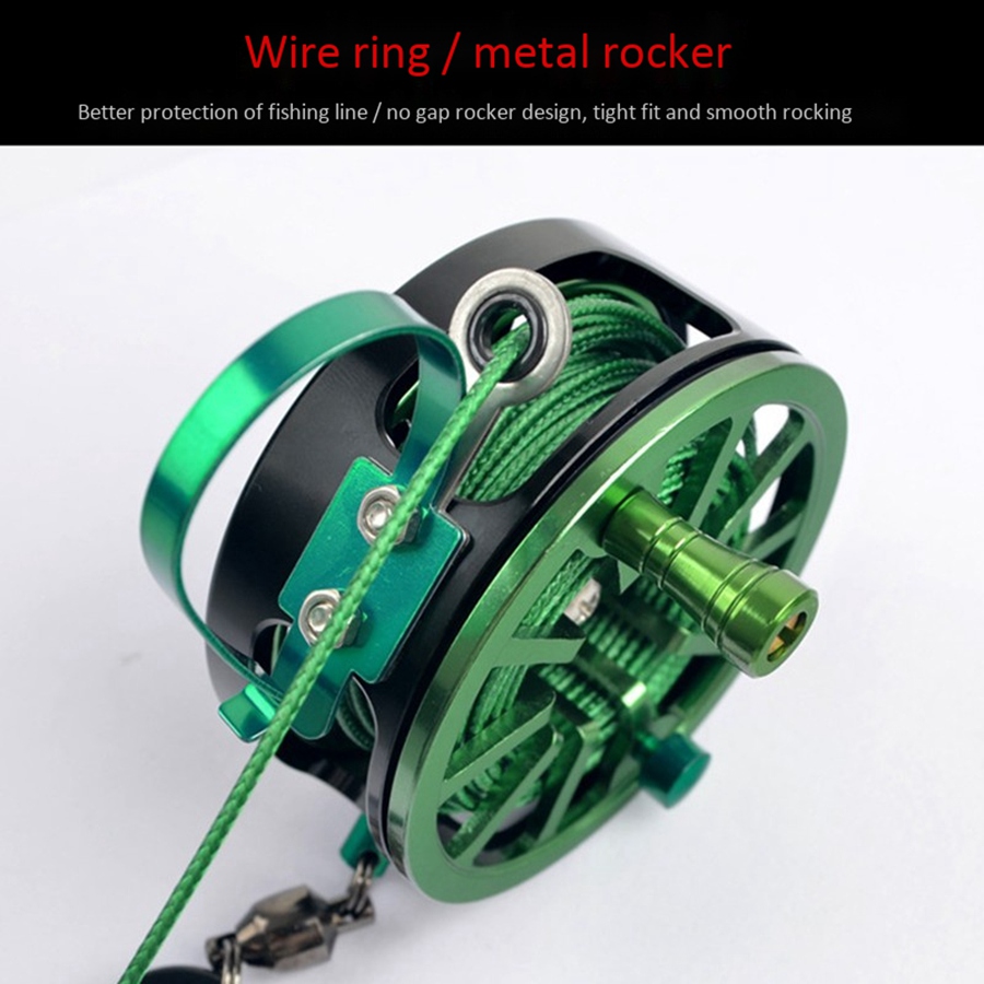 Fly Reel - Stringer tali pancing Baja tahan karat,